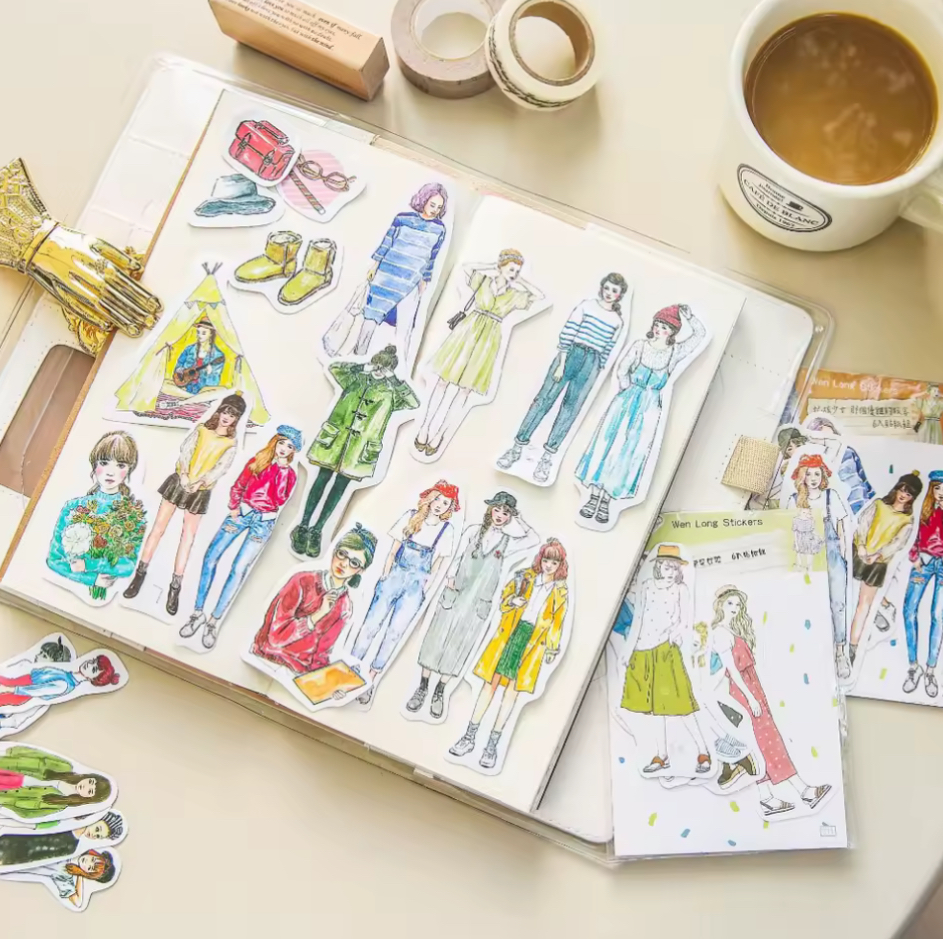 Illustration Character Stickers