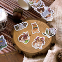 Vintage Fall Forest Washi Stickers