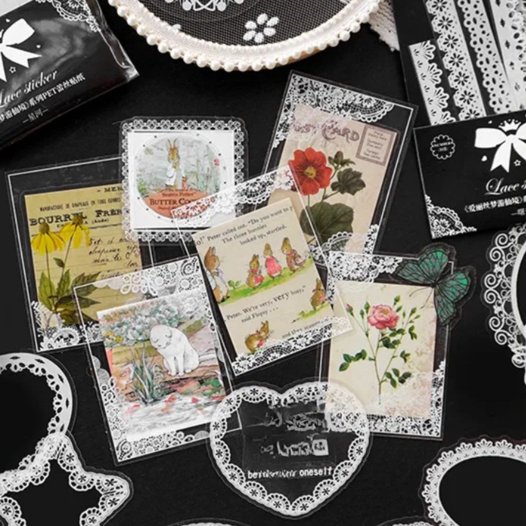 PET Lace Stickers