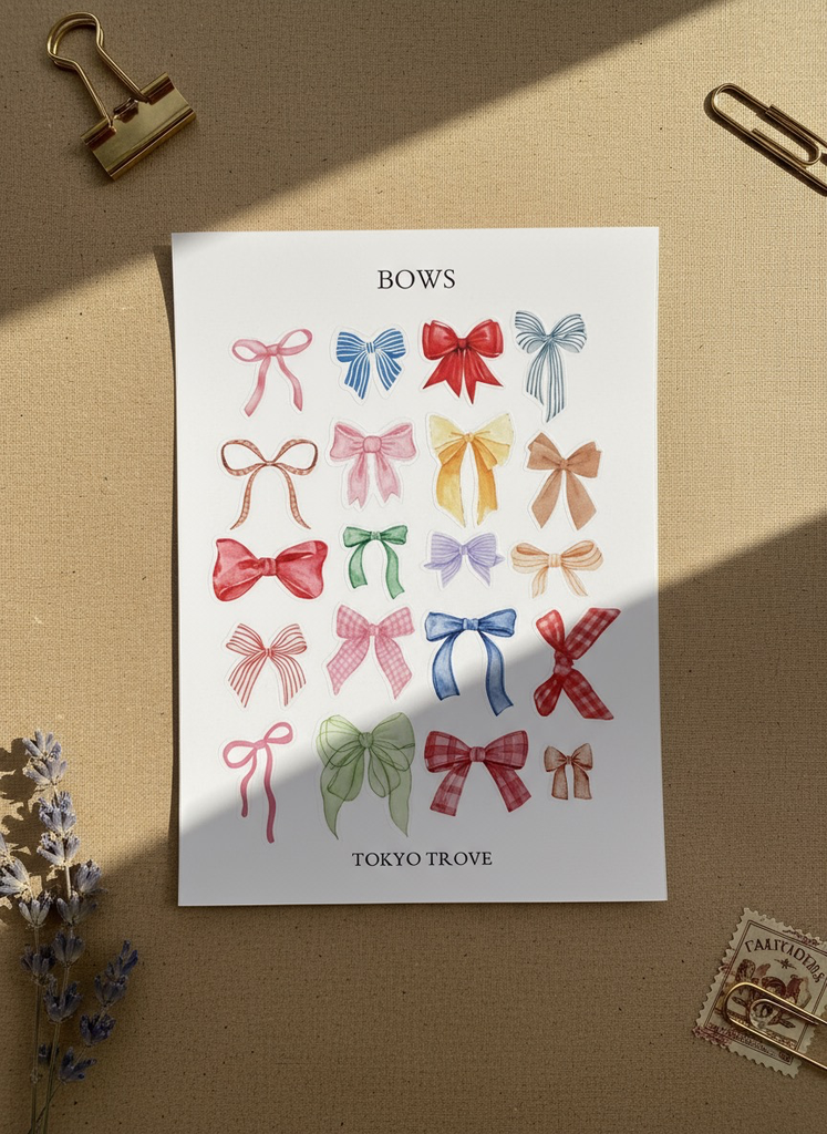 Bows Sticker Sheet