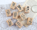 Wooden Flower Stamps 