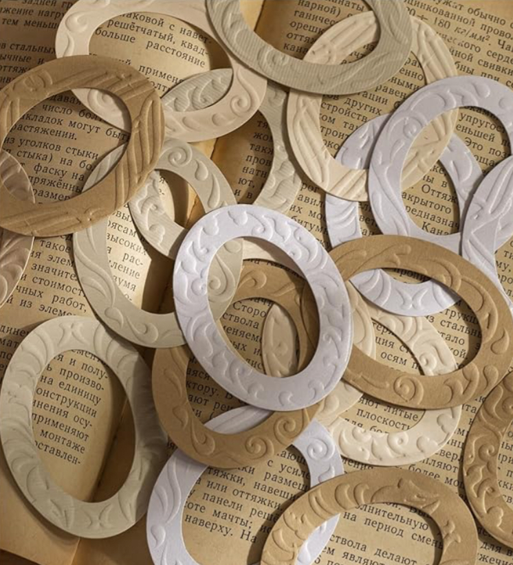 Embossed Frame Decor Sticker