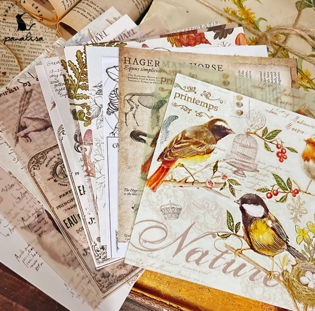 Vintage Material Paper