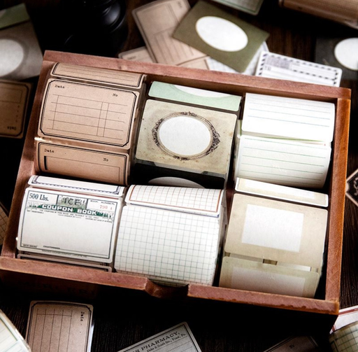 Vintage Label Washi Tape Roll