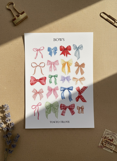 Bows Sticker Sheet