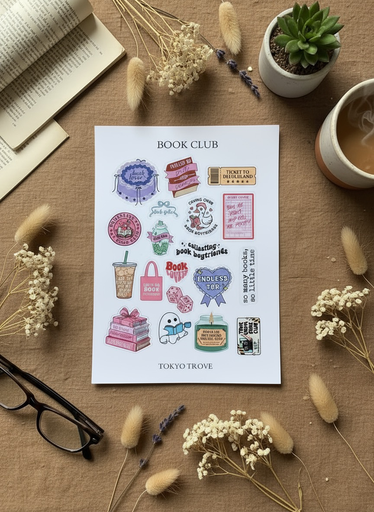 Book Club Sticker Sheet